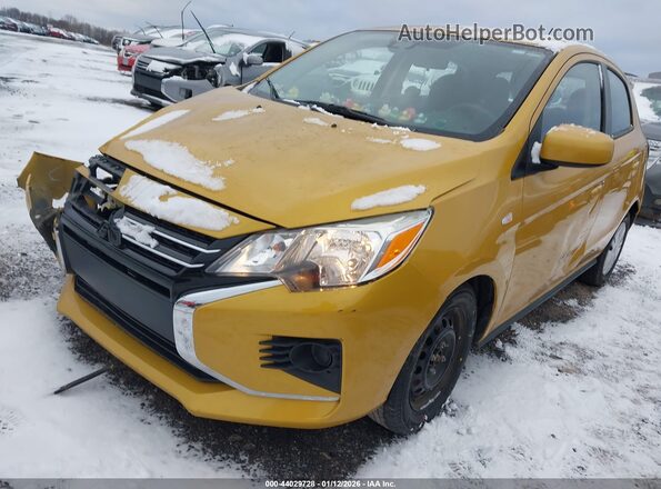 ML32AUHJ7NH001555 2022 MITSUBISHI MIRAGE Золотой Передняя левая четверть