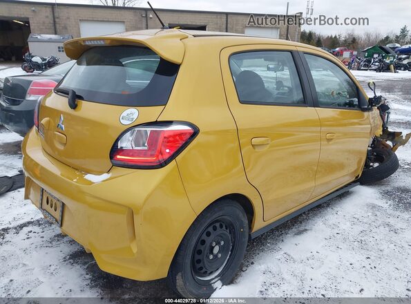 ML32AUHJ7NH001555 2022 MITSUBISHI MIRAGE Золотой Задняя правая четверть
