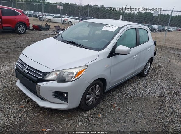 ML32AUHJ8NH001614 2022 MITSUBISHI MIRAGE White Передня ліва чверть