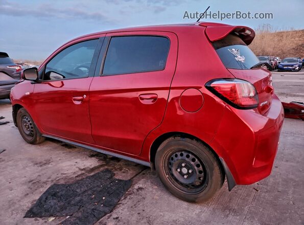 ML32AUHJ9NH001282 2022 MITSUBISHI MIRAGE Red უკანა მარცხენა