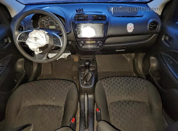 ML32AUHJ9NH001282 2022 MITSUBISHI MIRAGE Red წინა პანელის ხედი