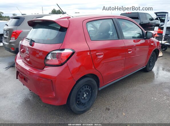 ML32AUHJXNH008824 2022 MITSUBISHI MIRAGE Red უკანა მარჯვენა