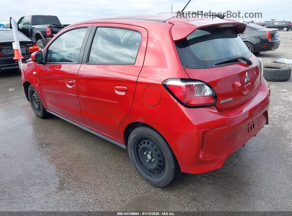 ML32AUHJXNH008824 2022 MITSUBISHI MIRAGE Red უკანა მარცხენა