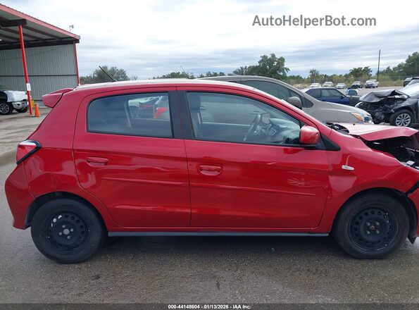 ML32AUHJXNH008824 2022 MITSUBISHI MIRAGE Red სალონის 360-გრადუსიანი ხედი
