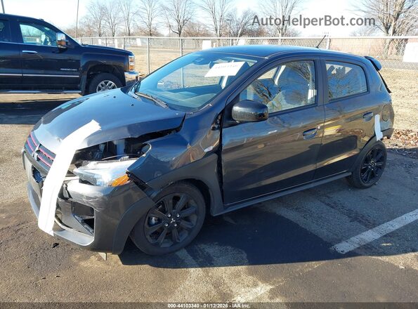 ML32AWHJ3RH030701 2024 MITSUBISHI MIRAGE Black წინა მარცხენა ხედი სამი მეოთხედიდან