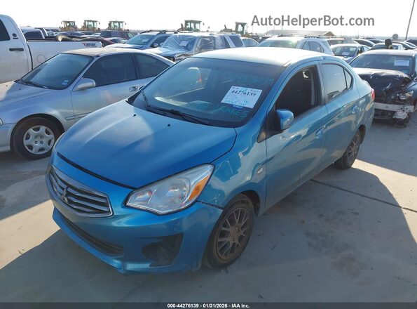 ML32F3FJ2HH000395 2017 MITSUBISHI MIRAGE G4 Turquoise Vista tres cuartos delantera izquierda