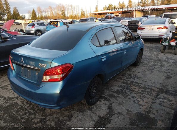 ML32F3FJ4HHF06314 2017 MITSUBISHI MIRAGE G4 Синий Задняя правая четверть