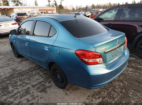 ML32F3FJ4HHF06314 2017 MITSUBISHI MIRAGE G4 Синий Задняя левая четверть