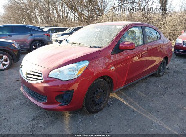 ML32F3FJ4KHF13058 2019 MITSUBISHI MIRAGE G4 Red Front left