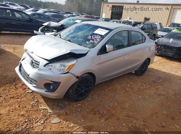 ML32F3FJ7HHF09126 2017 MITSUBISHI MIRAGE G4 Silver Przód lewy