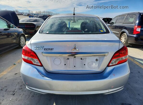 ML32F3FJ7LHF11273 2020 MITSUBISHI MIRAGE Серебряный Вид сзади