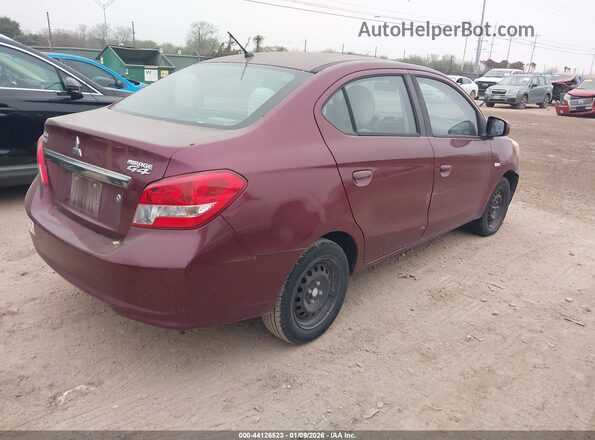 ML32F3FJ9HHF11928 2017 MITSUBISHI MIRAGE G4 Maroon 