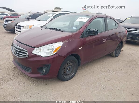 ML32F3FJ9HHF11928 2017 MITSUBISHI MIRAGE G4 Maroon 