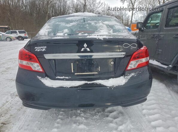 ML32F3FJ9LHF00629 2020 MITSUBISHI MIRAGE Черный Вид сзади