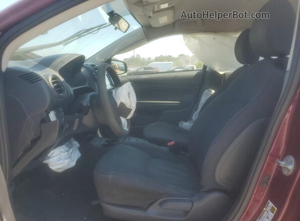ML32F3FJXKHF13744 2019 MITSUBISHI MIRAGE Burgundy წინა სალონის ხედი