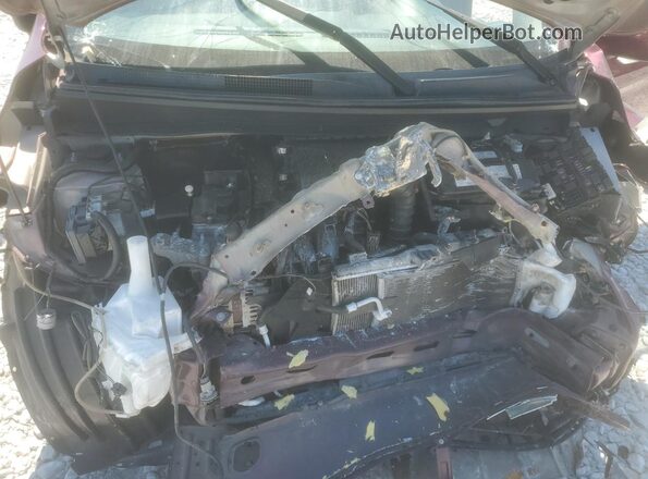 ML32F3FJXKHF13744 2019 MITSUBISHI MIRAGE Burgundy უკანა სალონის ხედი