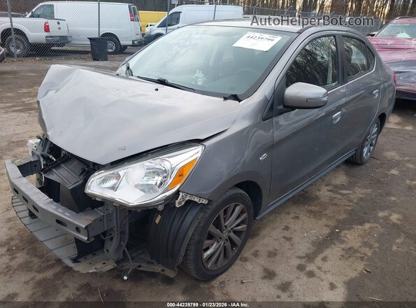 ML32F4FJ5KHF17061 2019 MITSUBISHI MIRAGE G4 Gray წინა მარცხენა ხედი სამი მეოთხედიდან