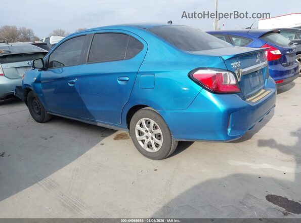 ML32FUFJ0PHF04273 2023 MITSUBISHI MIRAGE G4 Blue Задня ліва чверть