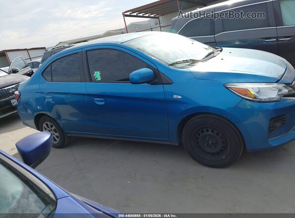 ML32FUFJ0PHF04273 2023 MITSUBISHI MIRAGE G4 Blue Вид задньої частини салону