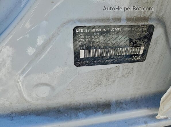 ML32FUFJ0PHF05049 2023 MITSUBISHI MIRAGE Серый Вид подкапотного пространства