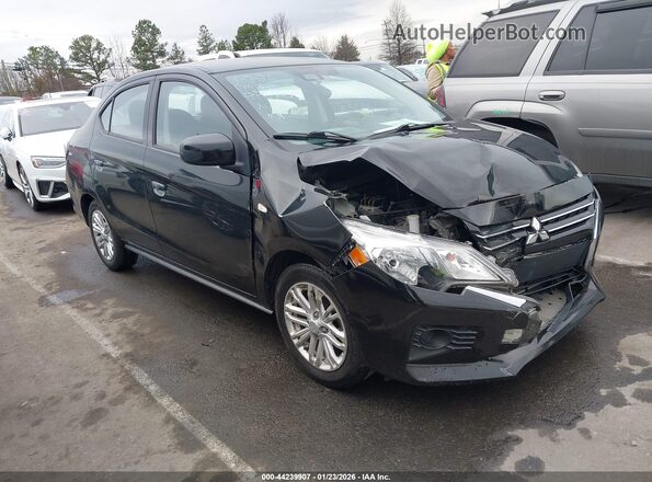 ML32FUFJ2MHF07204 2021 MITSUBISHI MIRAGE G4 Black Widok wnętrza z tyłu