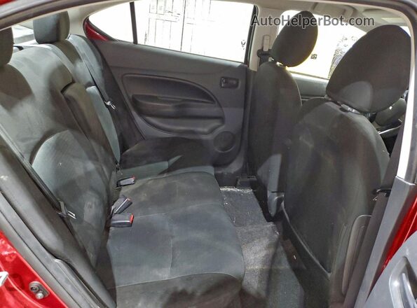 ML32FUFJ2PHF01813 2023 MITSUBISHI MIRAGE Red უკანა სავარძლების ხედი