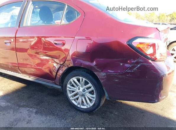ML32FUFJ3MHF01637 2021 MITSUBISHI MIRAGE G4 Burgundy Вид спереду