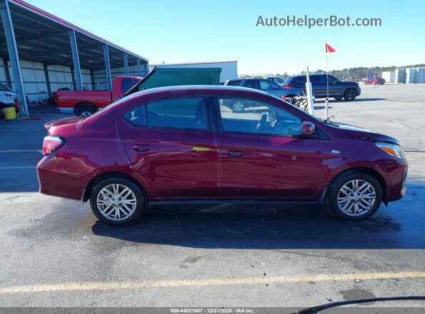 ML32FUFJ3MHF01637 2021 MITSUBISHI MIRAGE G4 Burgundy Вид задньої частини салону