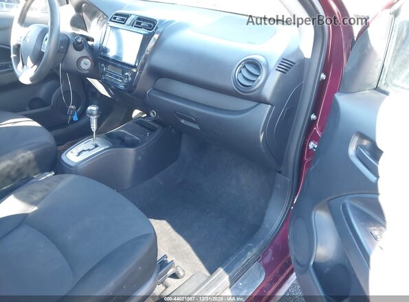 ML32FUFJ3MHF01637 2021 MITSUBISHI MIRAGE G4 Burgundy Вид салону спереду
