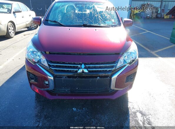 ML32FUFJ3MHF01637 2021 MITSUBISHI MIRAGE G4 Burgundy Вид щитка приладів