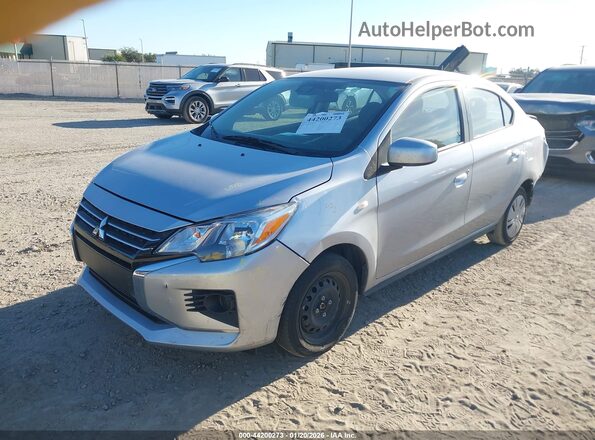 ML32FUFJ4RHF07891 2024 MITSUBISHI MIRAGE G4 Silver Vista tres cuartos delantera izquierda