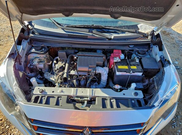 ML32FUFJ5PHF04866 2023 MITSUBISHI MIRAGE Silver Widok wnętrza z tyłu