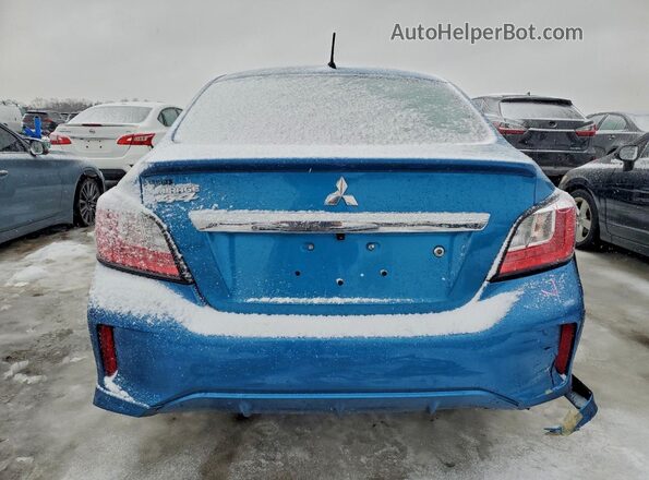 ML32FUFJ7NHF09080 2022 MITSUBISHI MIRAGE Blue უკანა ხედი