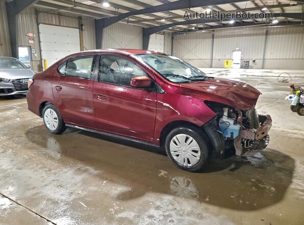 ML32FUFJ8PHF04604 2023 MITSUBISHI MIRAGE Burgundy წინა მარჯვენა