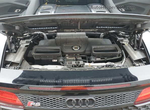 NJ1589E 2022 AUDI R8 Black Rear interior view