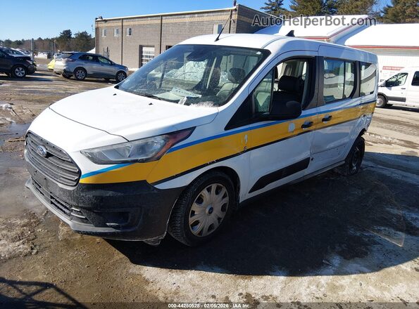 NM0GS9E2XM1501384 2021 FORD PASSENGER White წინა მარცხენა ხედი სამი მეოთხედიდან