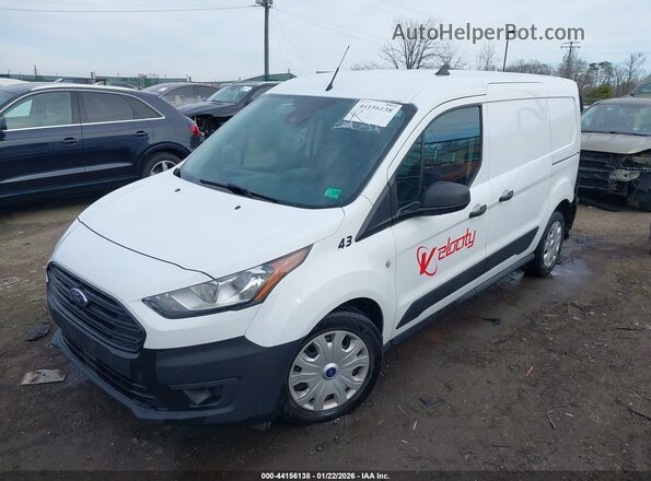 NM0LS7S26N1521222 2022 FORD TRANSIT CONNECT White Vista tres cuartos delantera izquierda
