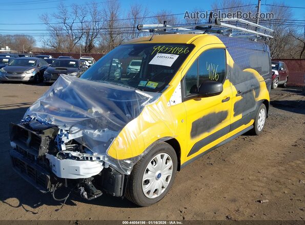 NM0LS7S28N1510688 2022 FORD TRANSIT CONNECT Yellow Դիմացի տեսք