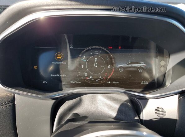 SADCJ2EU1MA669514 2021 JAGUAR F-PACE Black ხელსაწყოთა პანელის ხედი