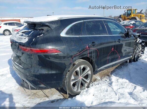 SADCJ2EU2MA669411 2021 JAGUAR F-PACE Черный Задняя правая четверть