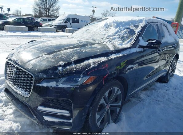 SADCJ2EU2MA669411 2021 JAGUAR F-PACE Черный Передняя левая четверть