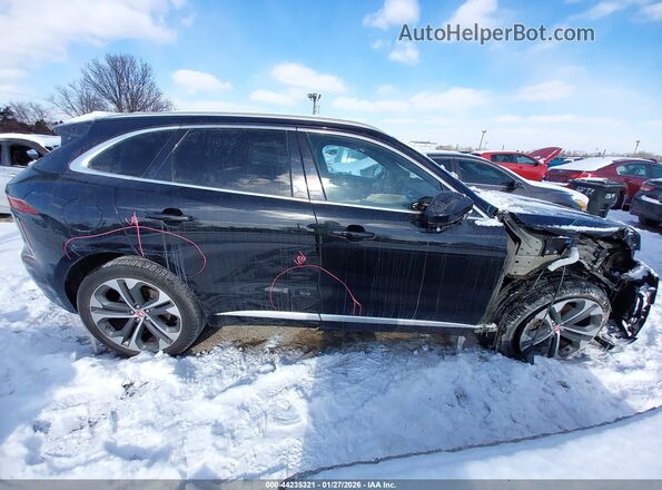SADCJ2EU2MA669411 2021 JAGUAR F-PACE Черный Вид задней части салона