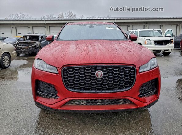 SADCJ2EU9MA669888 2021 JAGUAR F-PACE Burgundy Դիմացի տեսք