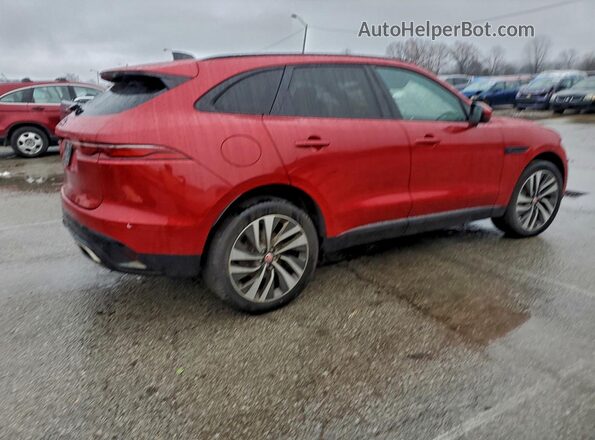 SADCJ2EU9MA669888 2021 JAGUAR F-PACE Burgundy Հետևի աջ