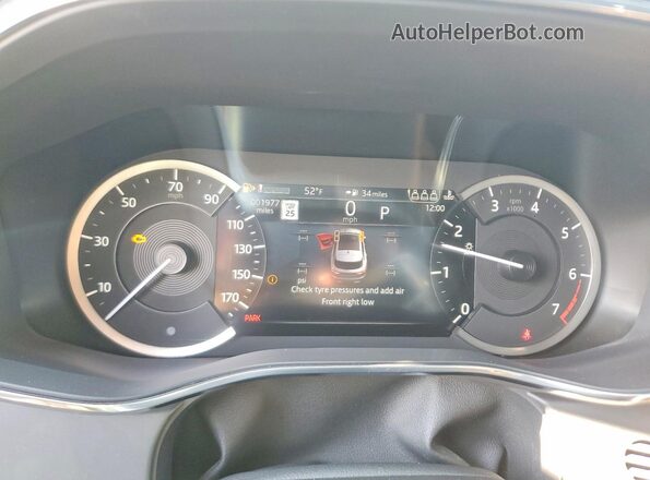 SADCJ2EX2PA715897 2023 JAGUAR F-PACE Silver ხელსაწყოთა პანელის ხედი