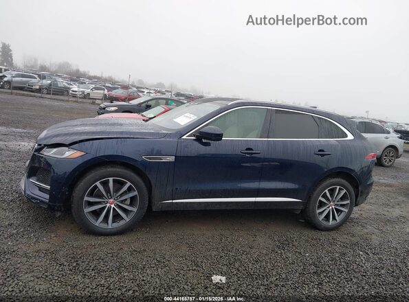 SADCJ2EX3MA664521 2021 JAGUAR F-PACE Blue Widok wnętrza 360 stopni