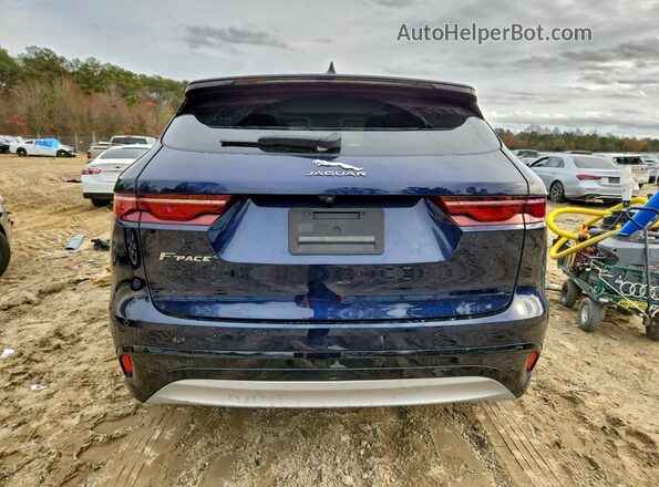 SADCJ2EX3MA681044 2021 JAGUAR F-PACE Blue Vista trasera