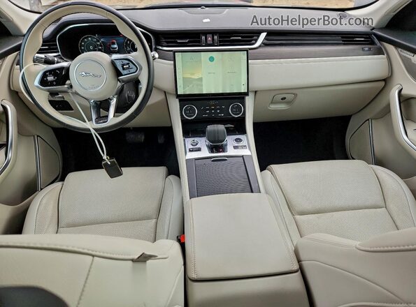 SADCJ2EX3MA681044 2021 JAGUAR F-PACE Blue Vista del salpicadero