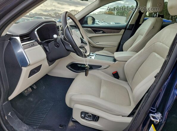SADCJ2EX3MA681044 2021 JAGUAR F-PACE Blue Vista interior delantera