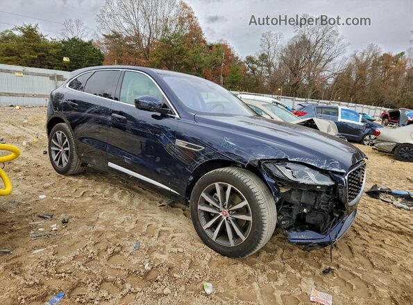 SADCJ2EX3MA681044 2021 JAGUAR F-PACE Blue Delantero derecho